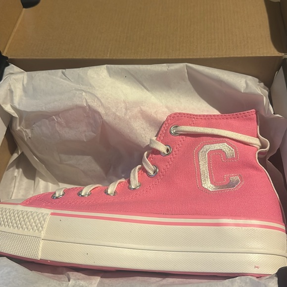 NWT Converse Chuck Taylor All Star Lift Platform Retro Varsity HIGH TOP SHOE - Picture 9 of 14